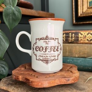Vintage Staffordshire Earthware Coffee Mug Churchill England